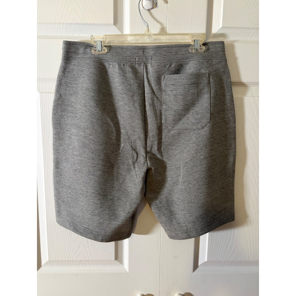 Polo Ralph Lauren Mens Heather Gray Tech Fleece Sweat Shorts Pony Logo Large - Picture 4 of 8